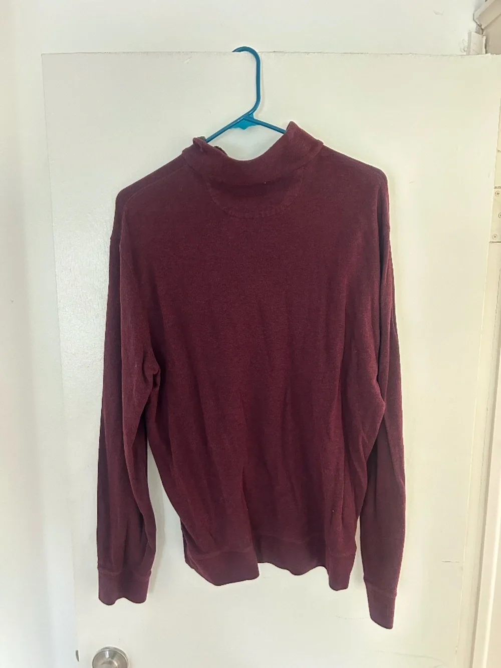 Maroon Ralph Lauren Men's Quarterzip size M